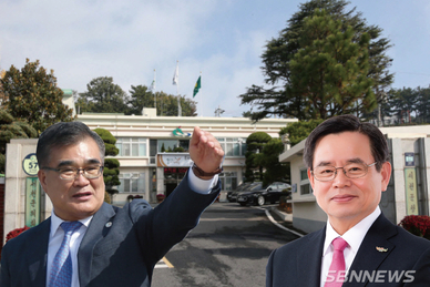 갈등의 골 해소되나?… 노박래 전 군수와 김기웅 현 군수 8개월 만에 회동