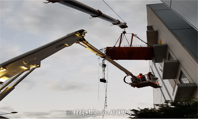 천안시 A공장 추락사고 현장