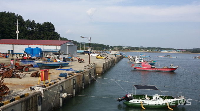 송석항 전경