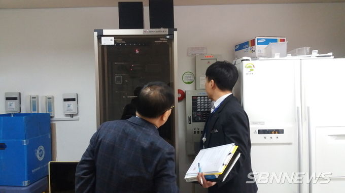 지난해 안전시설점검 모습