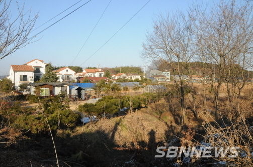 ▲예전 운동장 터