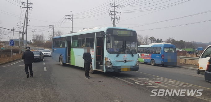 보령 남포면 사거리 사고현장