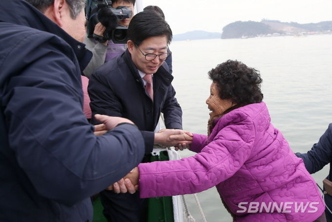 양승조 충남지사, 보령 방문