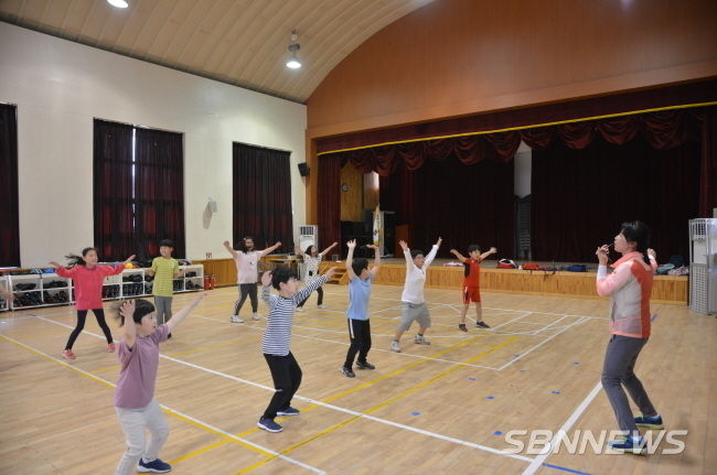한산초등학교 체육프로그램