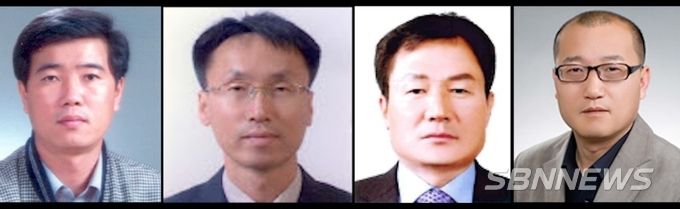 왼쪽부터 전용각, 김현진, 장희용, 이진희