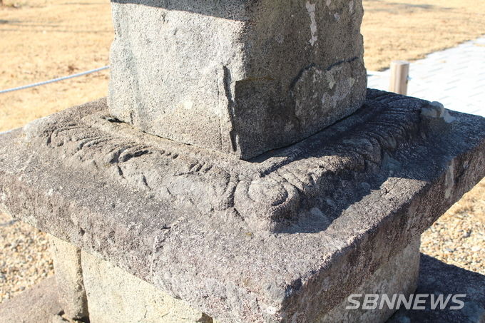 지석리 삼층석탑의 탑신부