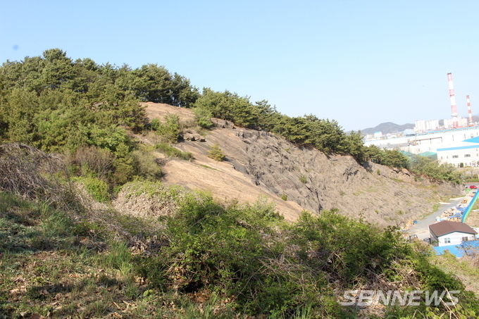 장암진성에서 후망산정상으로 오르는 바위산