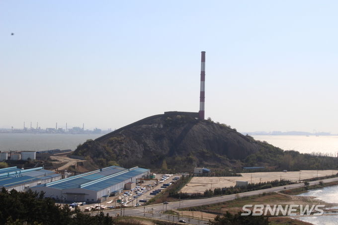 후망산에서 바라본 전망산