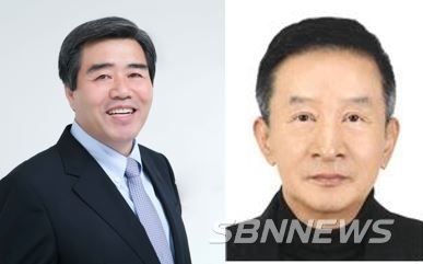 좌측 김동일 보령시장, 우측 진한조 한림 회장