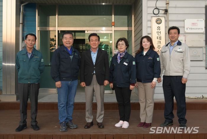 ‘현장’ 강조하는 백성현 논산시장, 기업과의 소통 행보 이어가