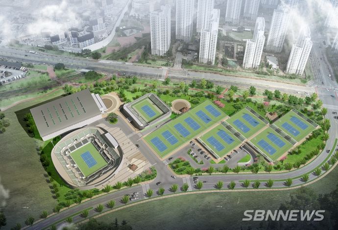 충청권 최초 국제 테니스경기장 2027년 문연다